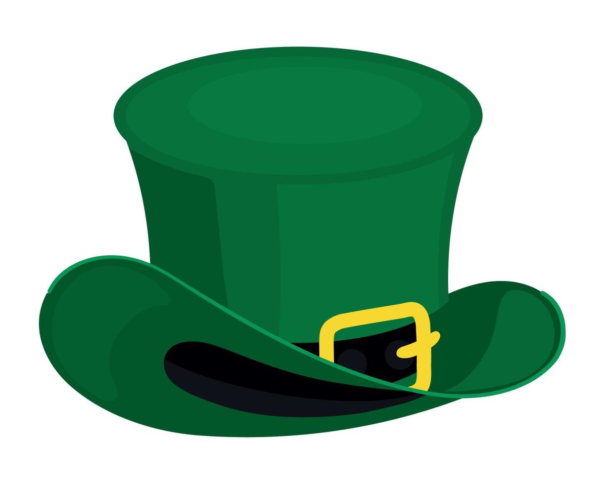 leprechaun hat saint patricks day vector