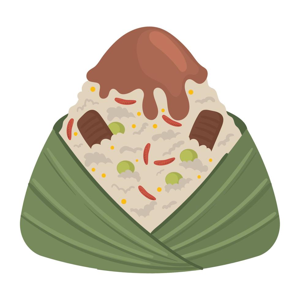 zongzi food china vector
