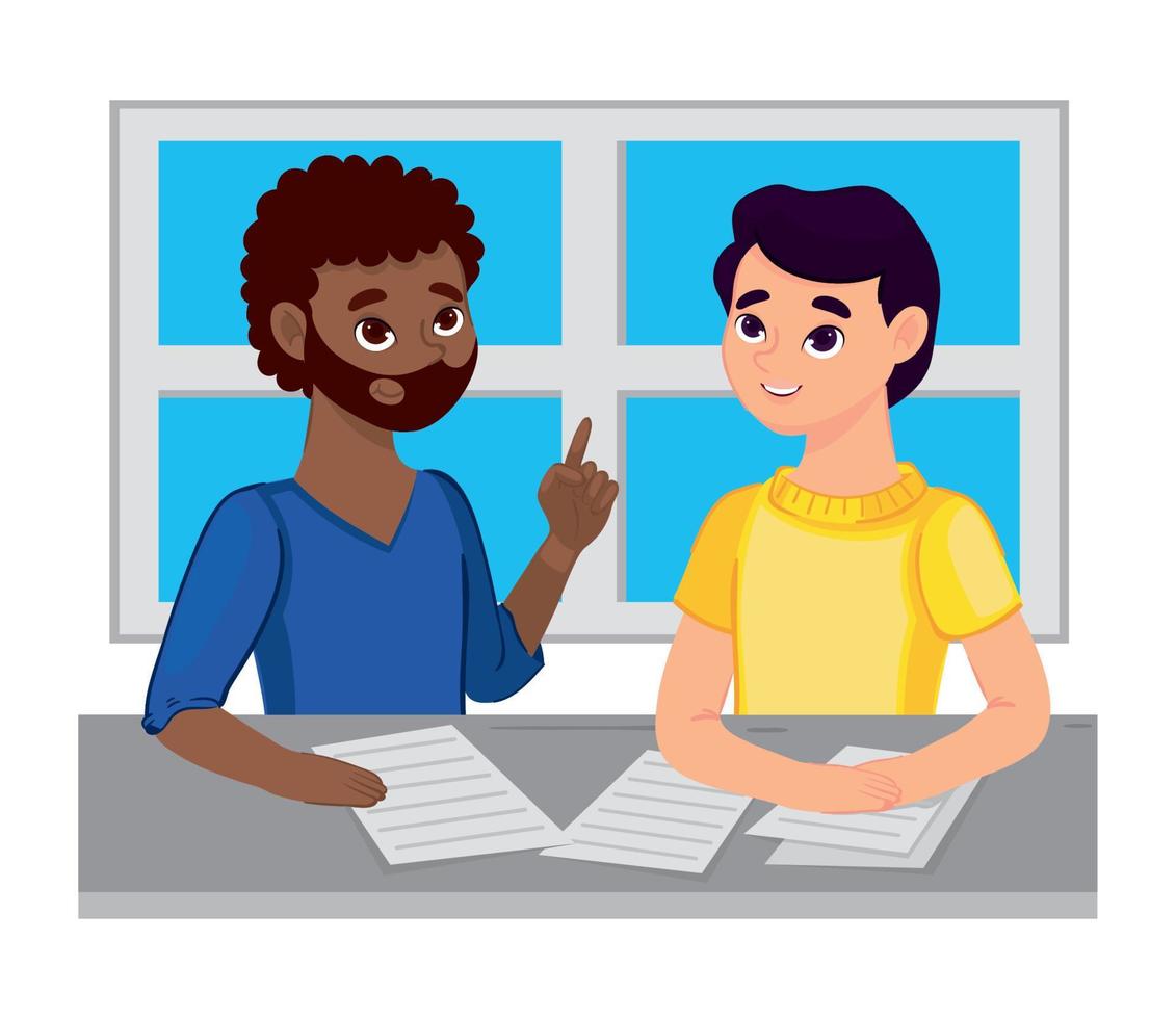 men and learning vector