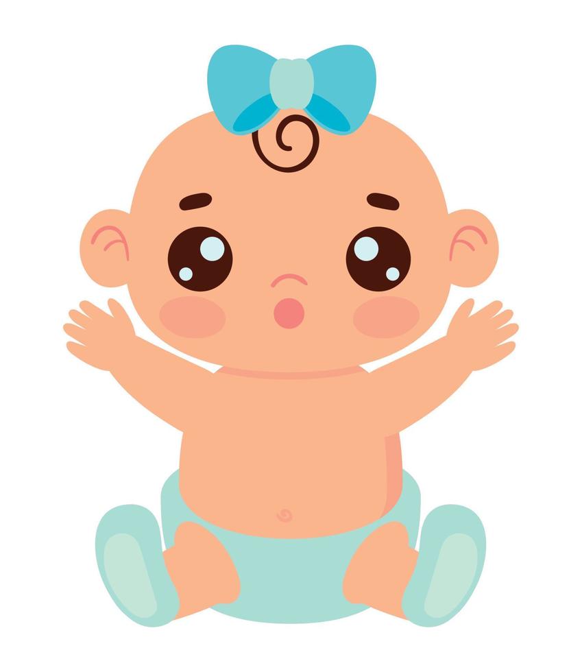 baby cute kawaii 16754668 Vector Art at Vecteezy