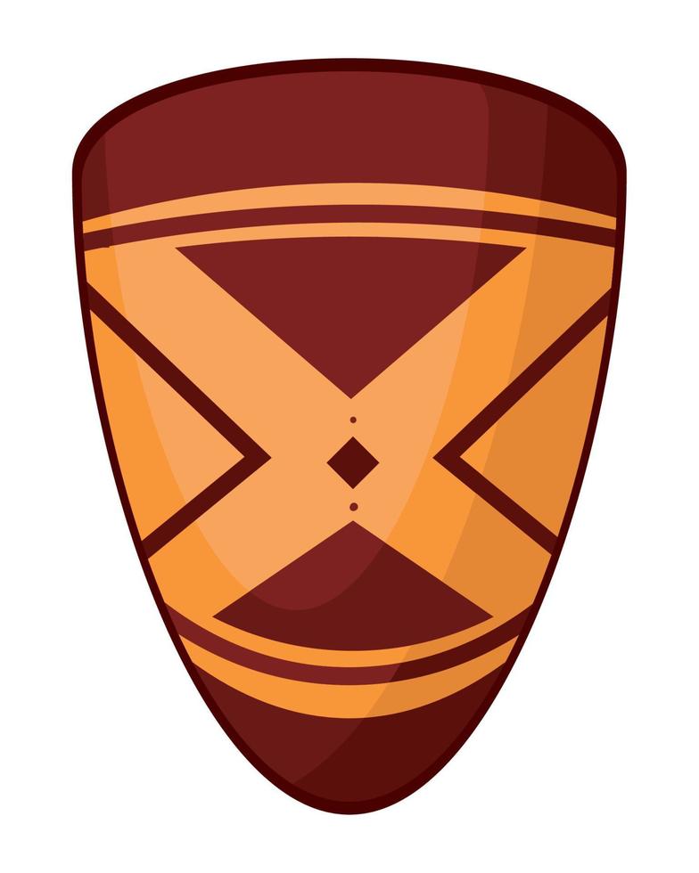 ethnic shield traditonal vector