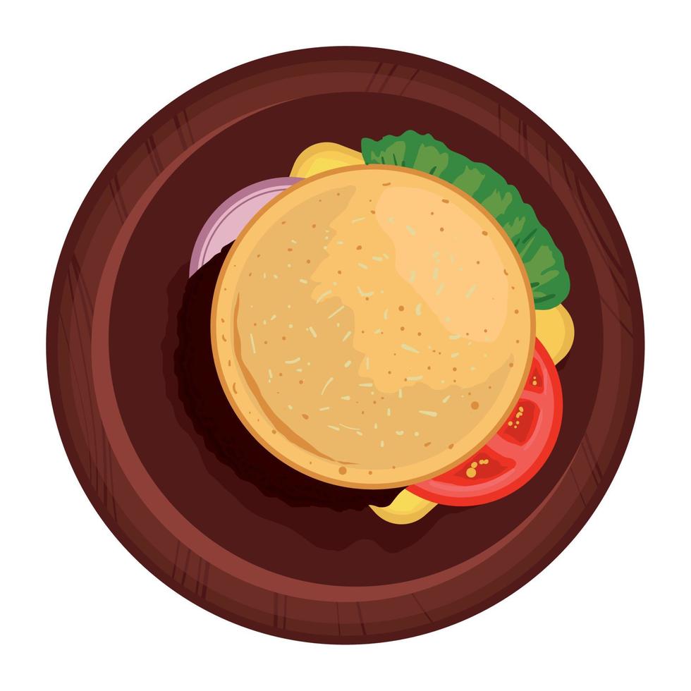 burger fast food vector