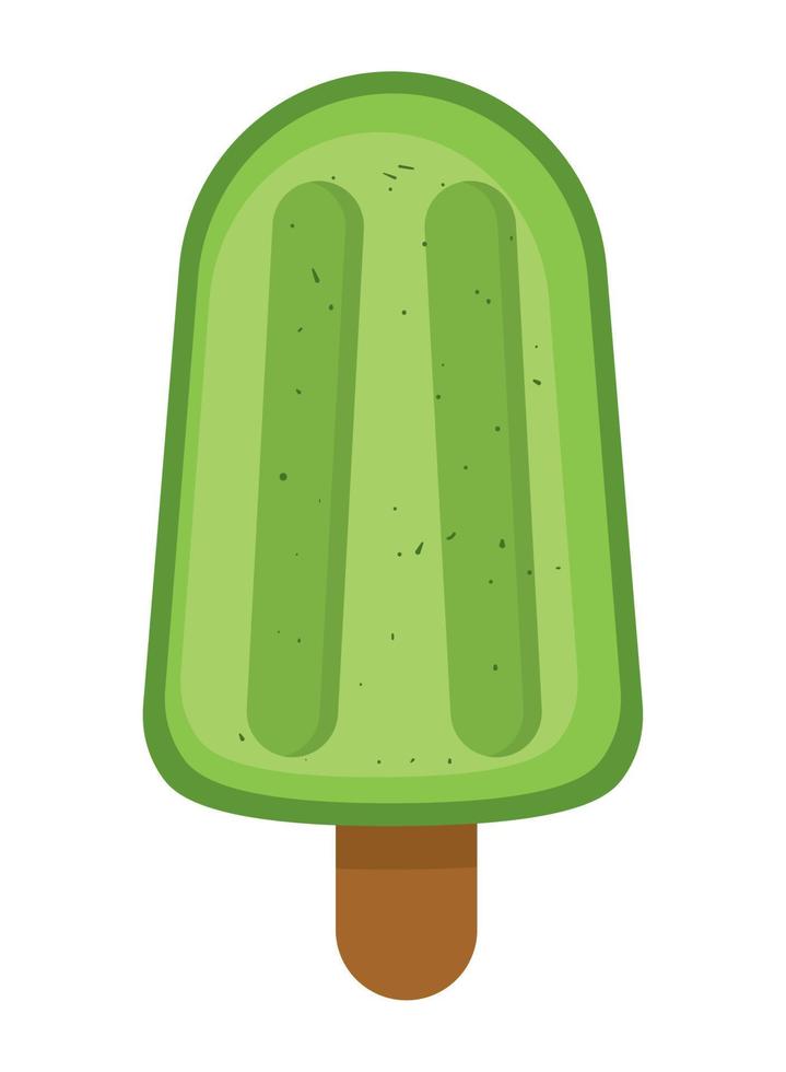 ice cream matcha vector