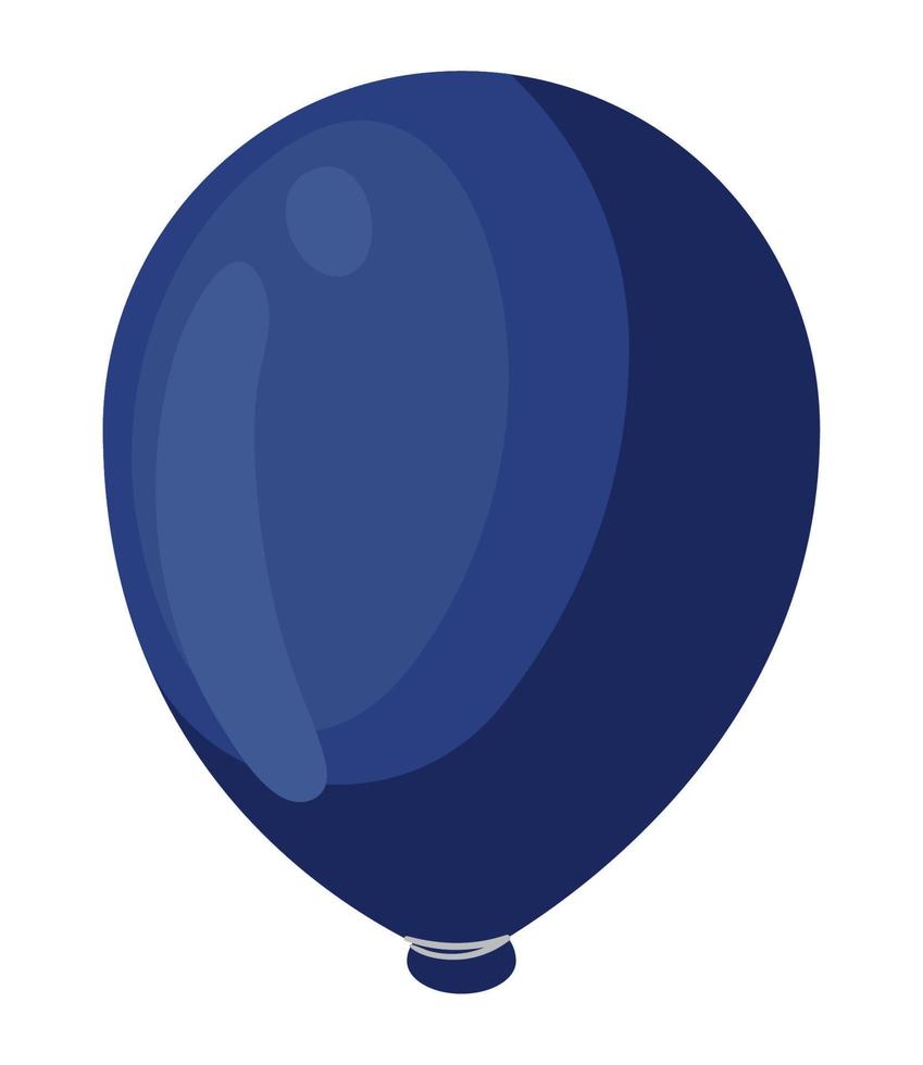 blue balloon icon vector