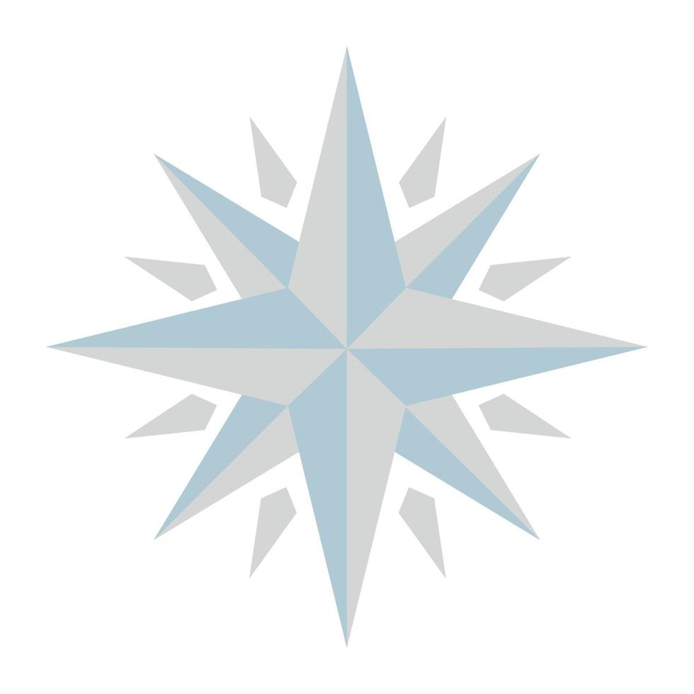 bright star icon vector