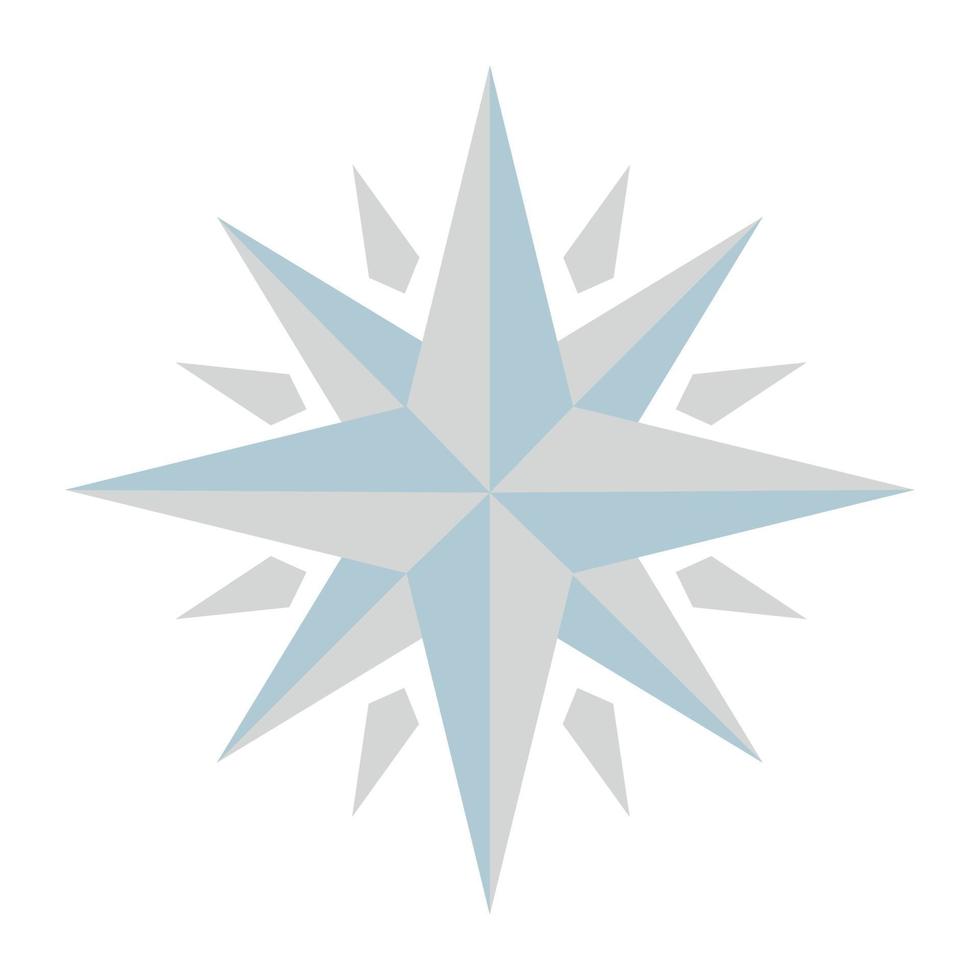 bright star icon vector