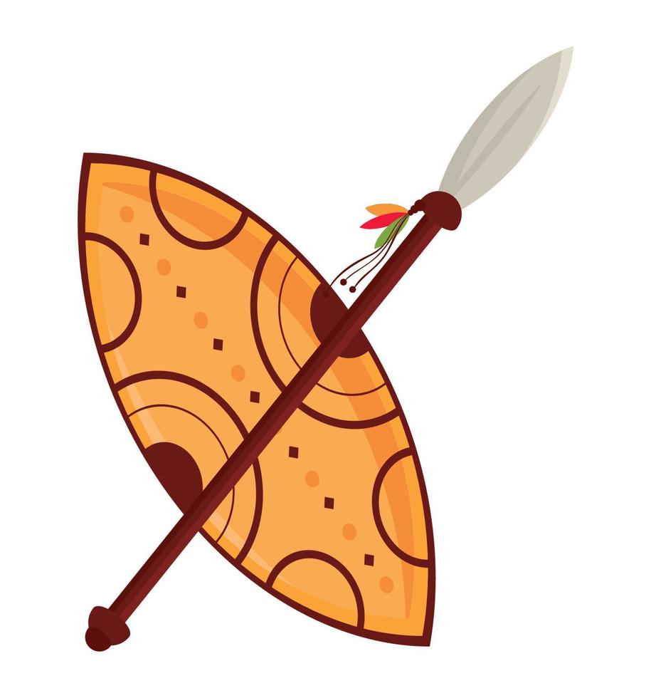 shield and arrow of australia vector