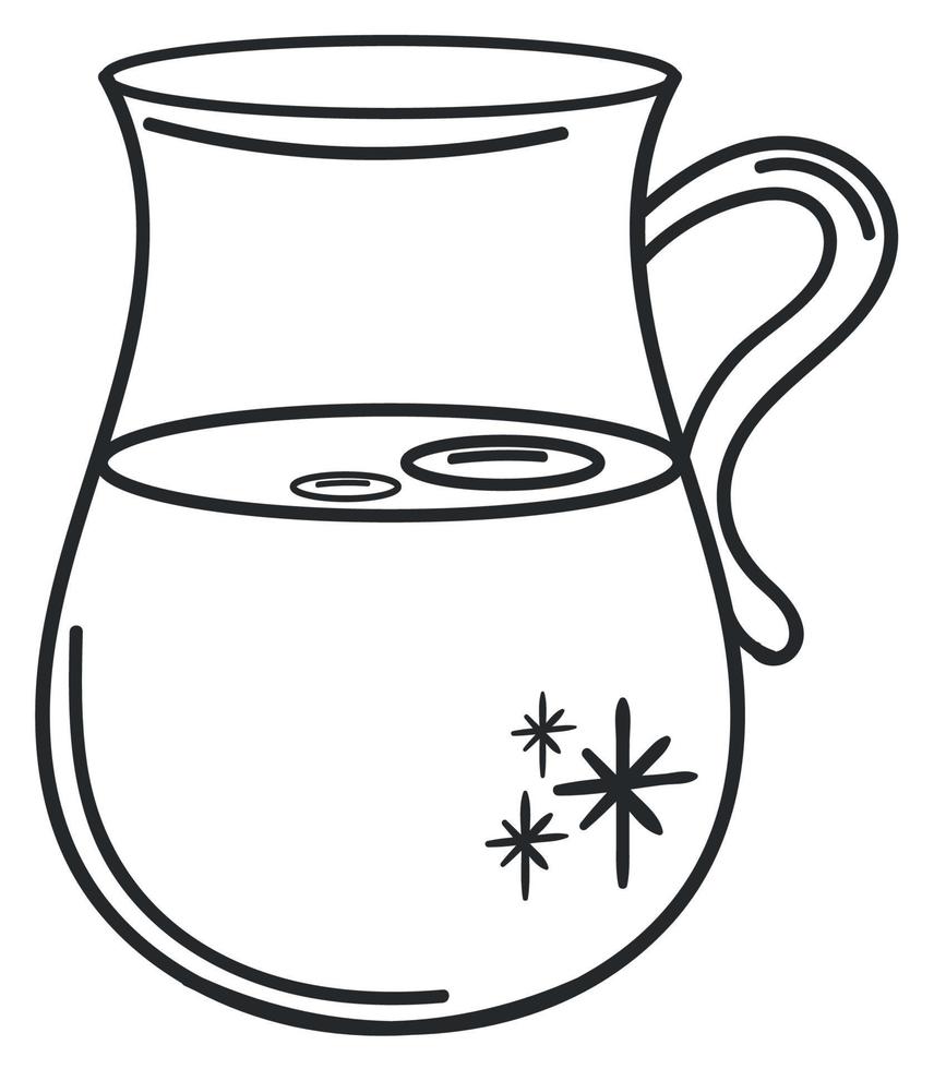 pitcher juice colorless vector