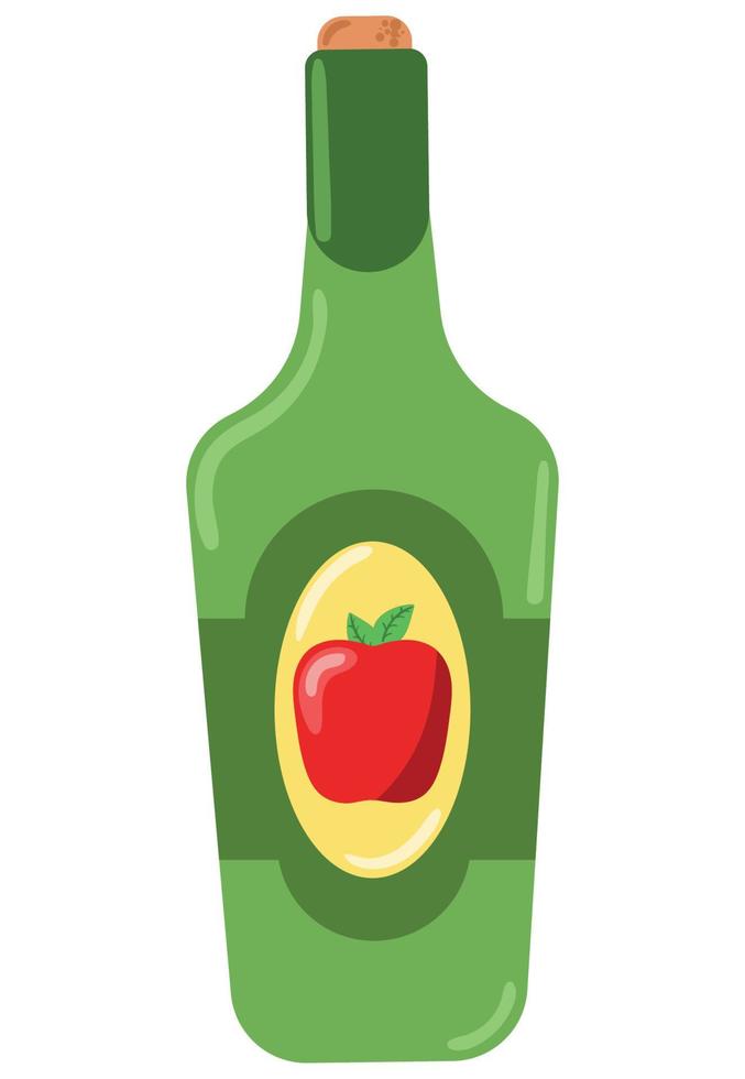 icono de vector de botella de vino