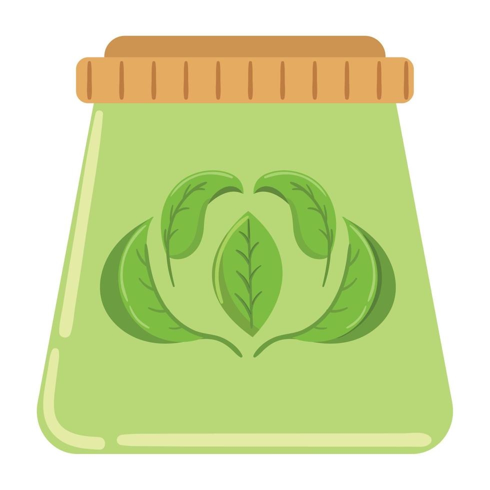 green tea product vector