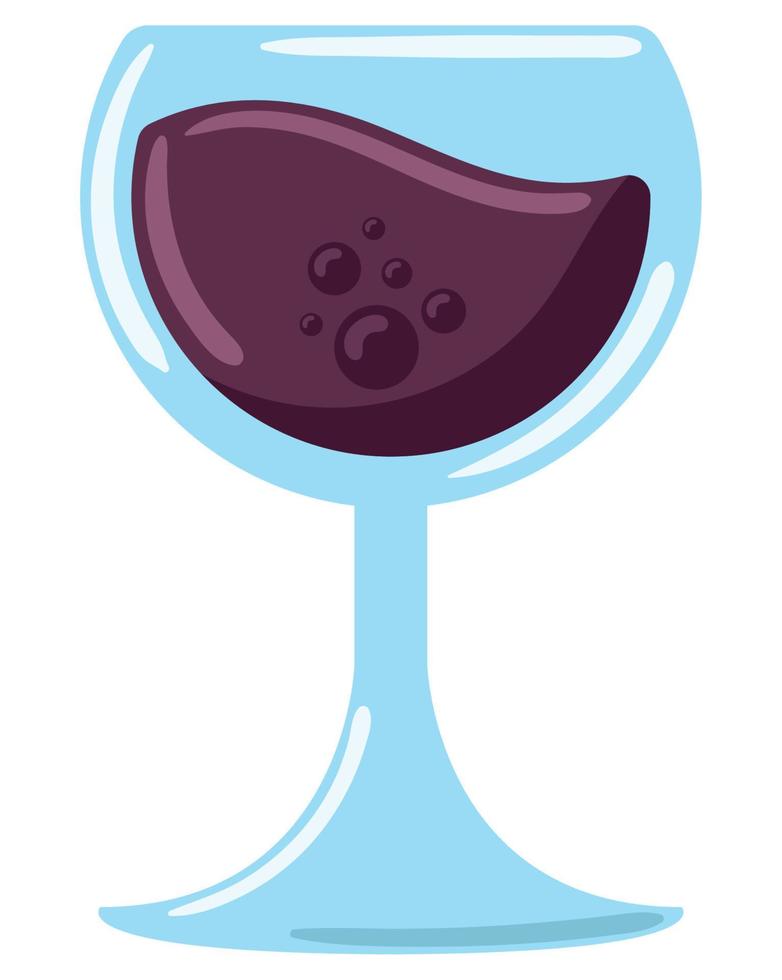 icono de copa de vino vector