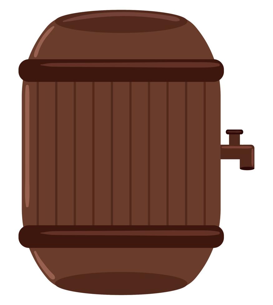 icono de barril de vino vector