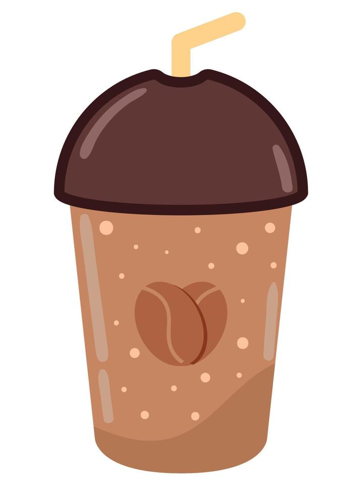 disposable coffee cup vector