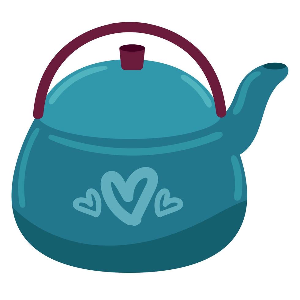 coffee kettle icon vector