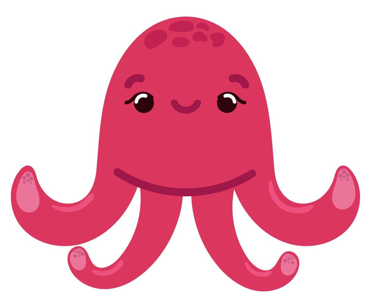 octopus sea icon vector