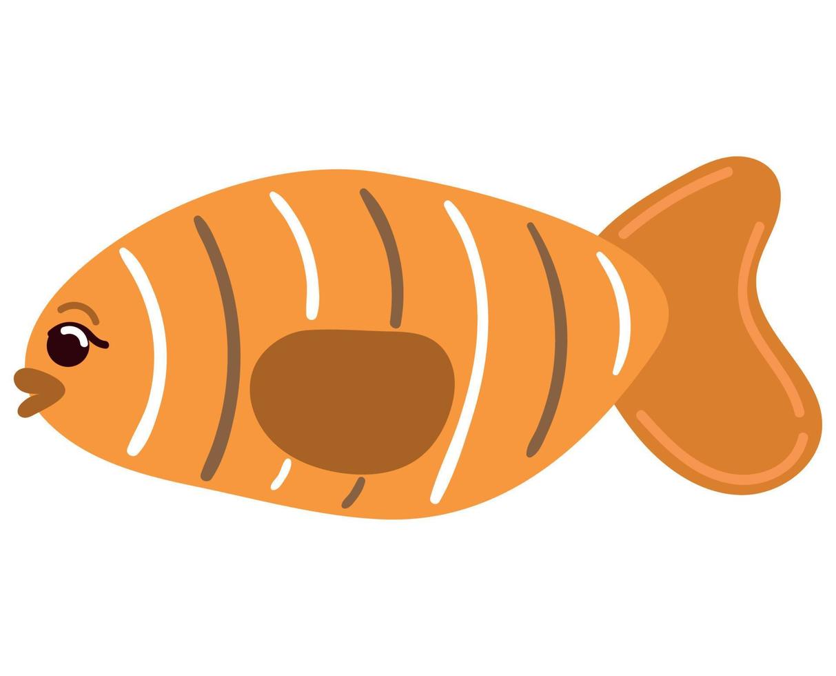 icono de mar de pez payaso vector
