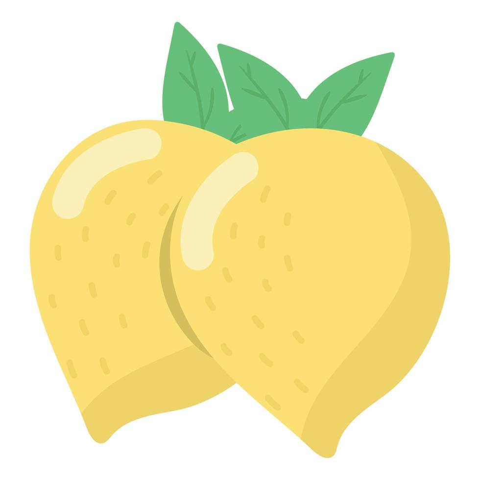 lemon color pastel tropical vector