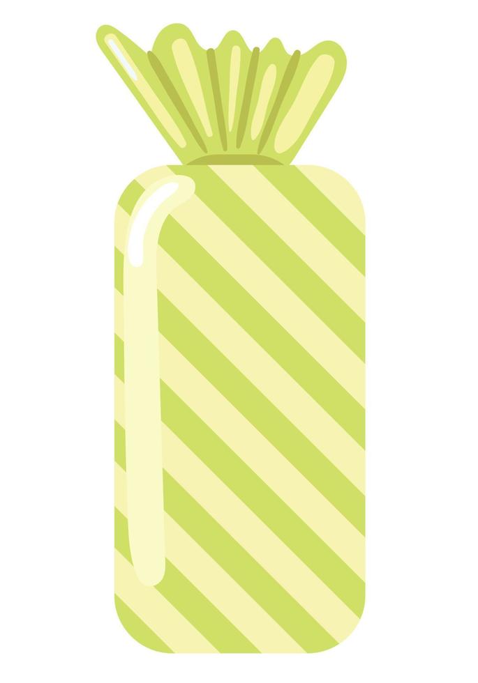 striped candy icon vector