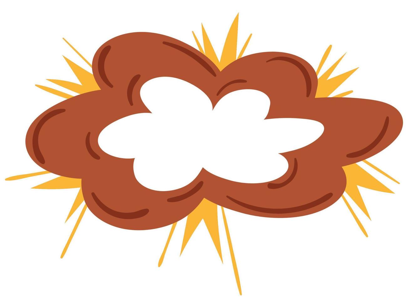 explosion danger icon vector