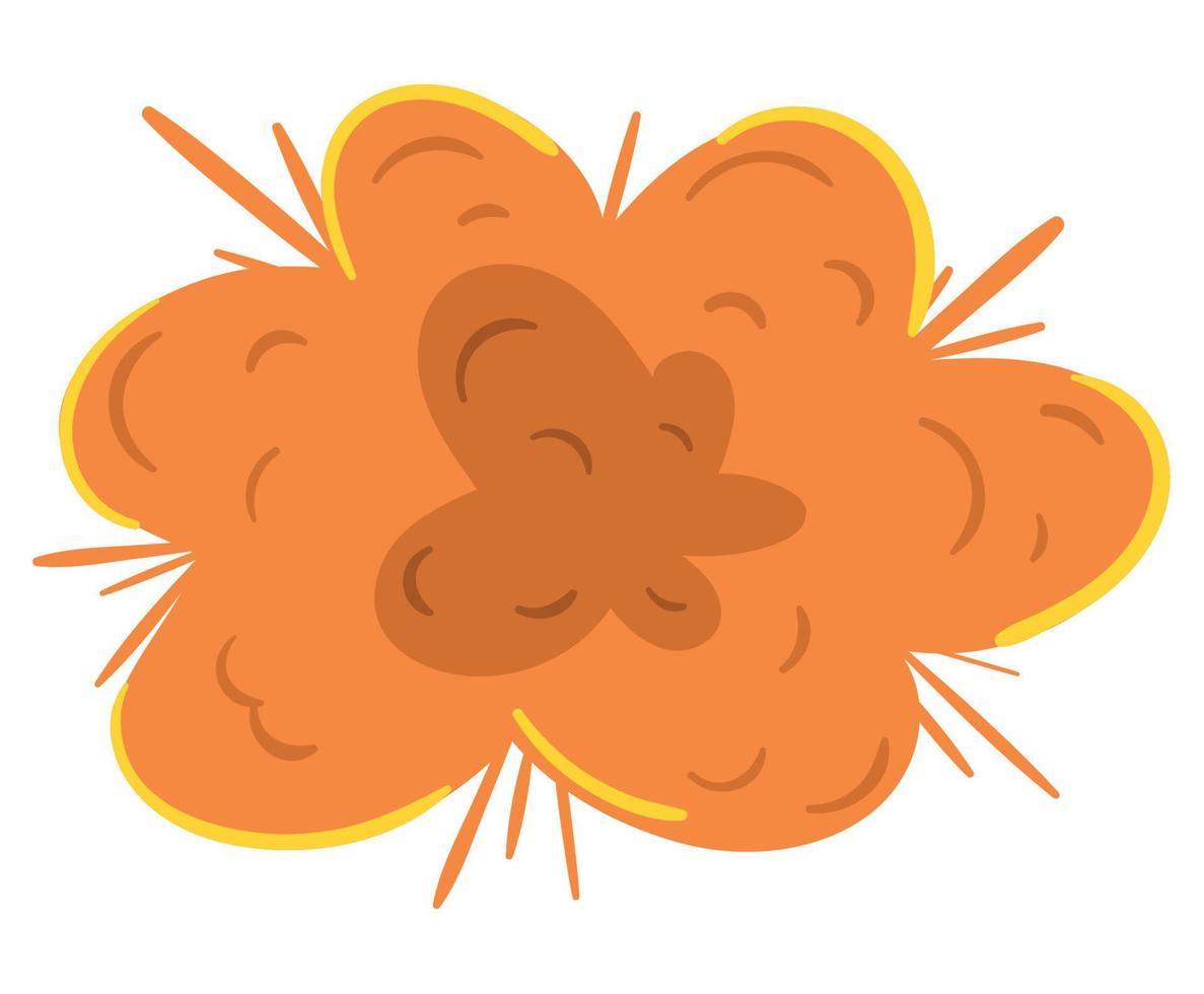 explosion flat icon vector