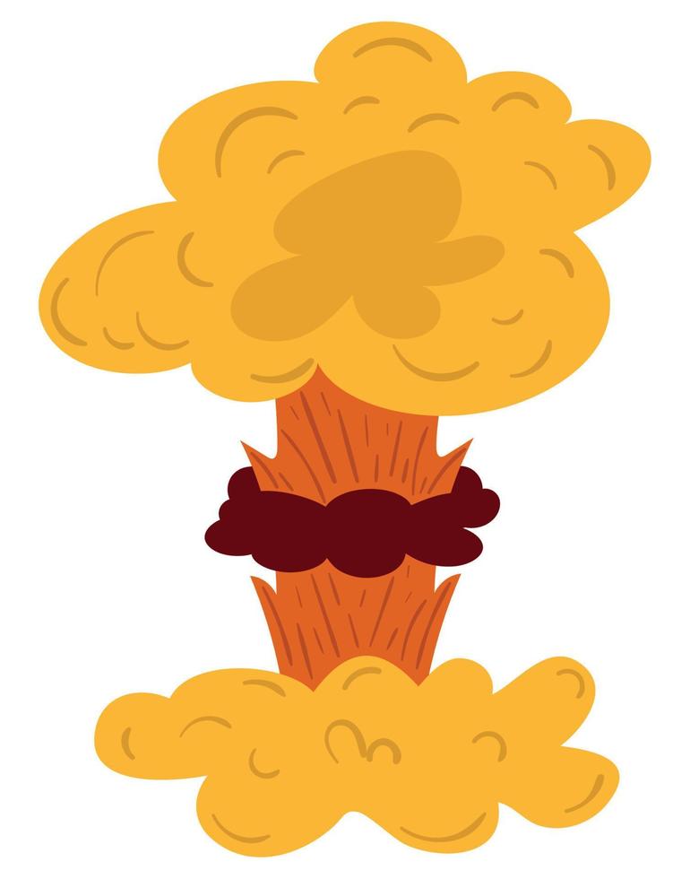 explosion destructive icon vector