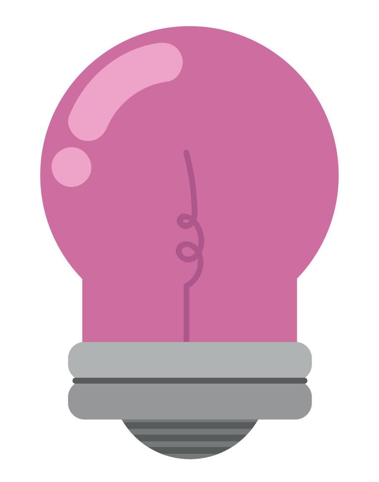 light bulb icon vector