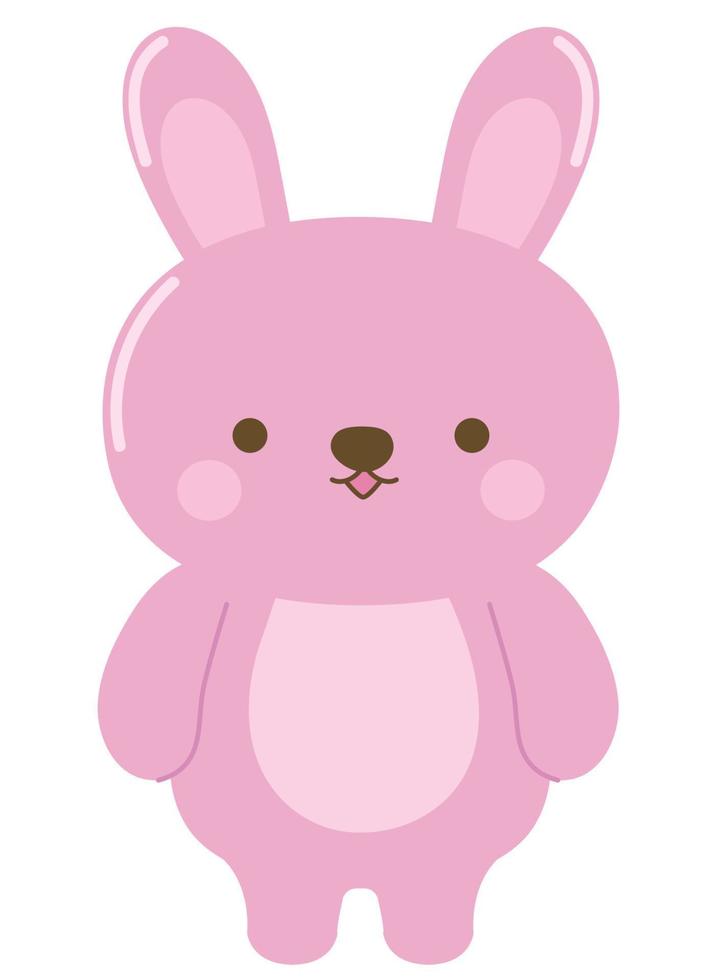 rabbit kawaii animal vector