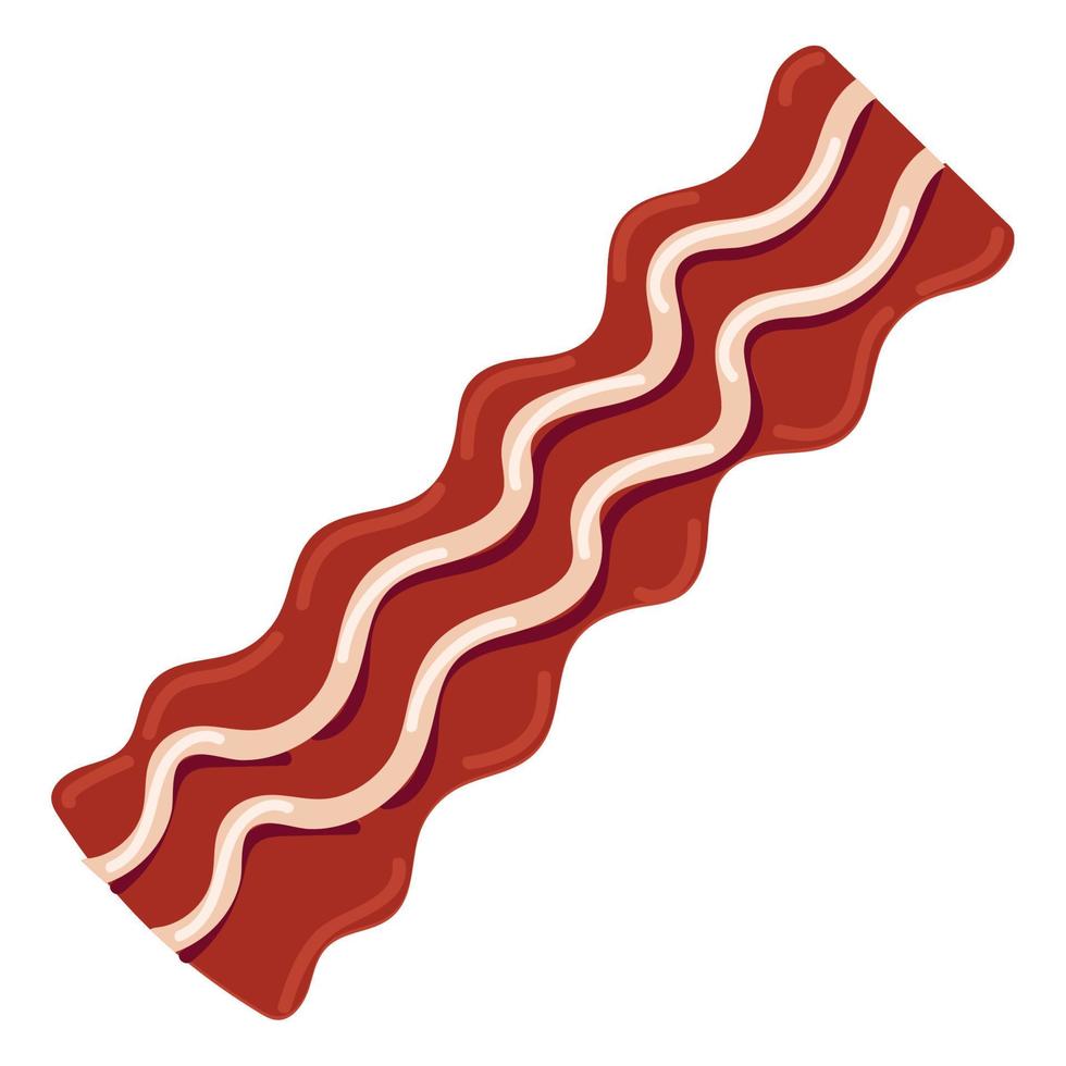 bacon meat icon vector