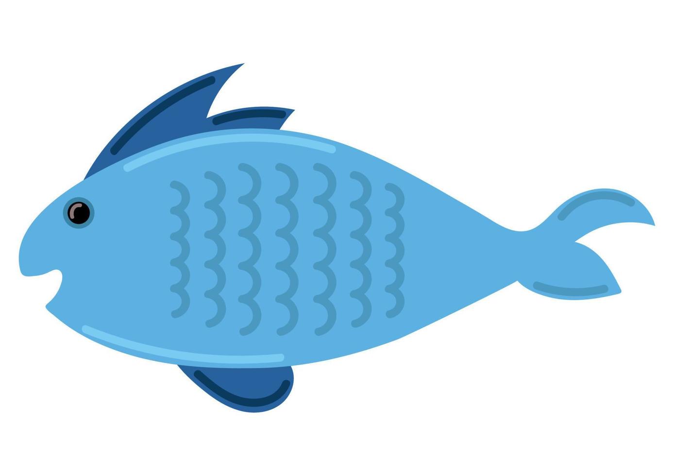 icono de comida de pescado vector