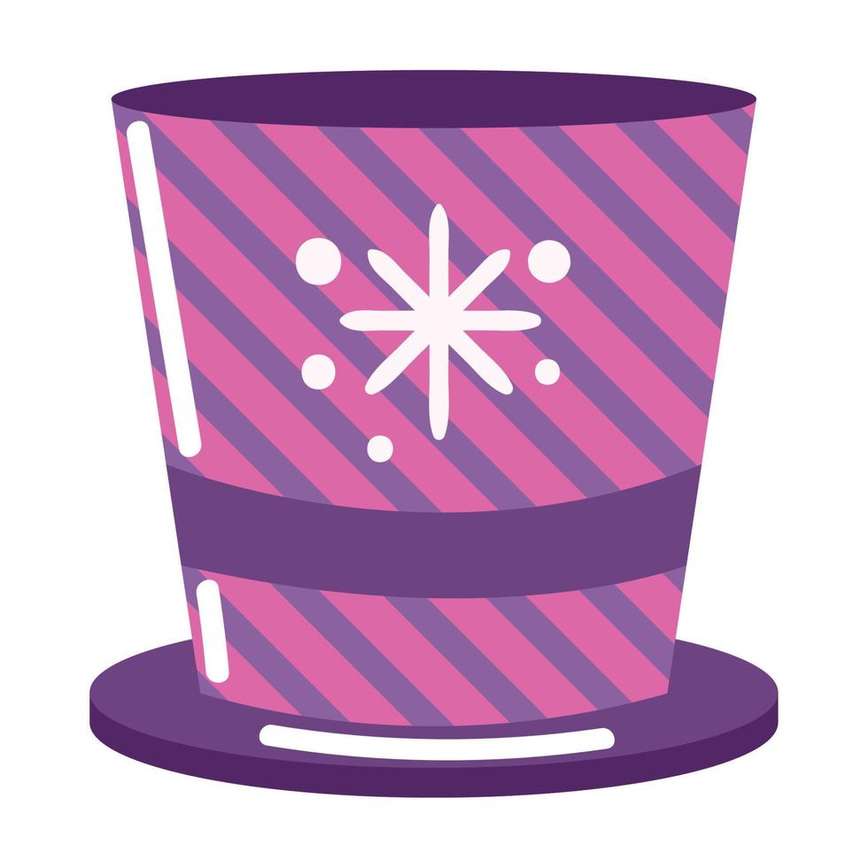 top hat icon vector