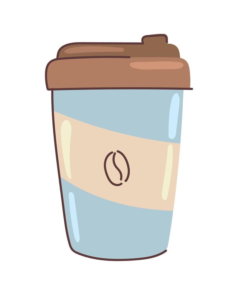 take away coffee icon vector