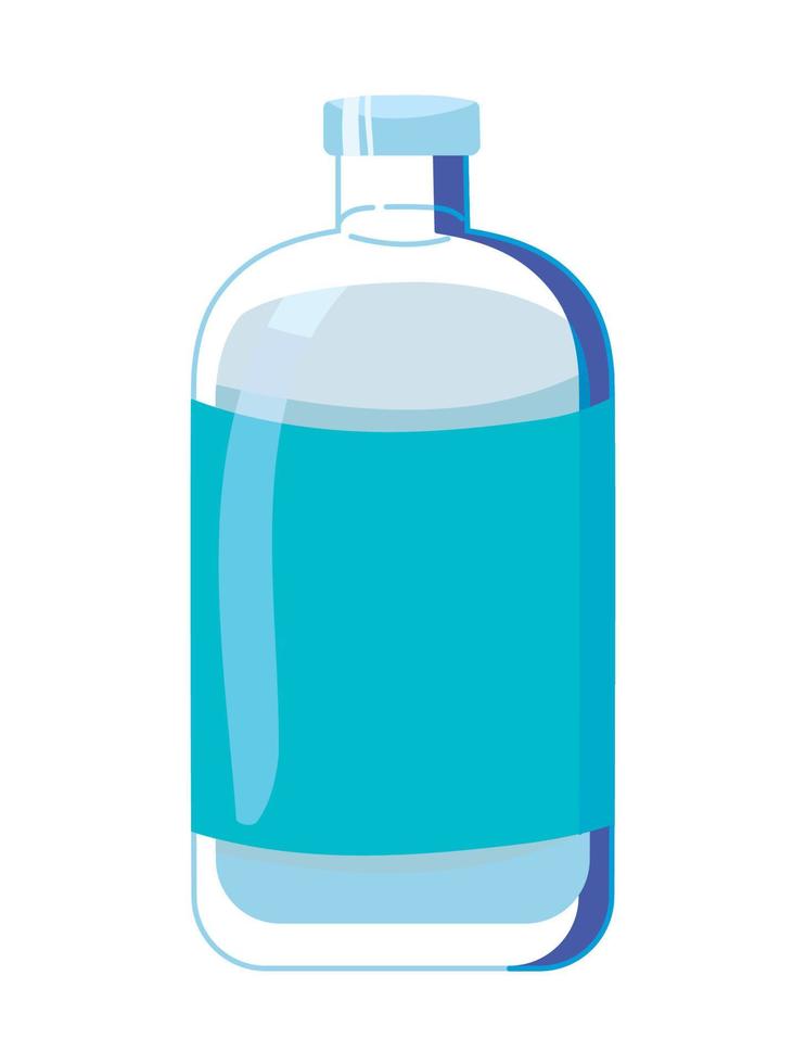 bottle beverage icon vector