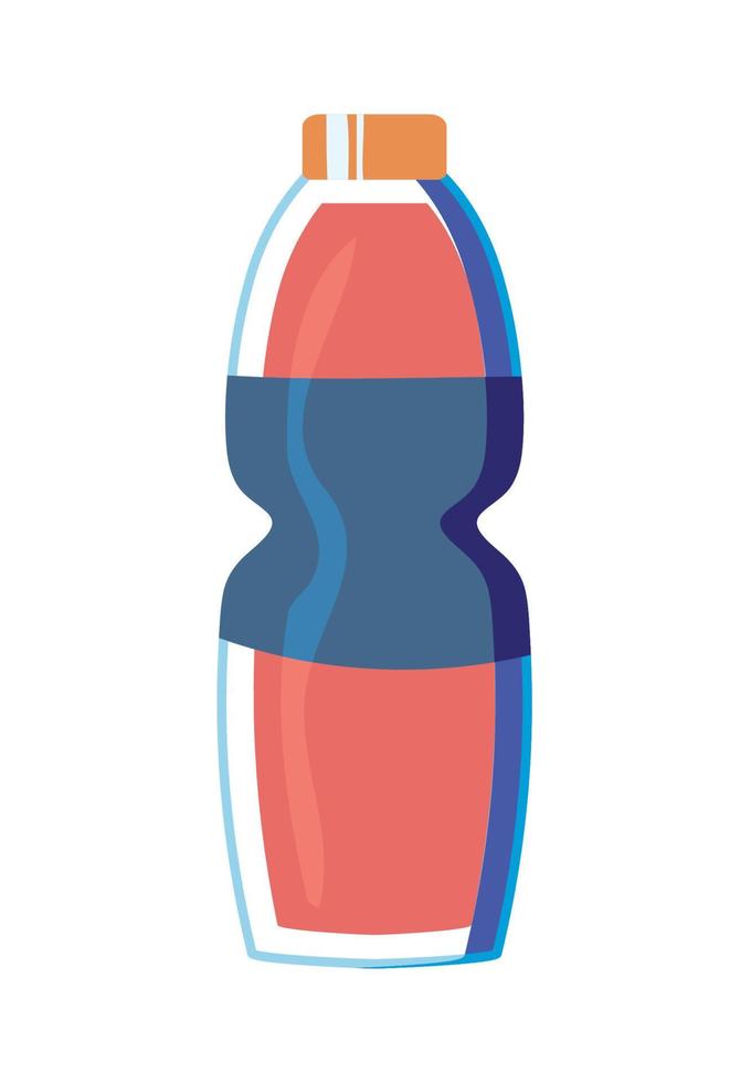 plastic soda bottle beverage vector