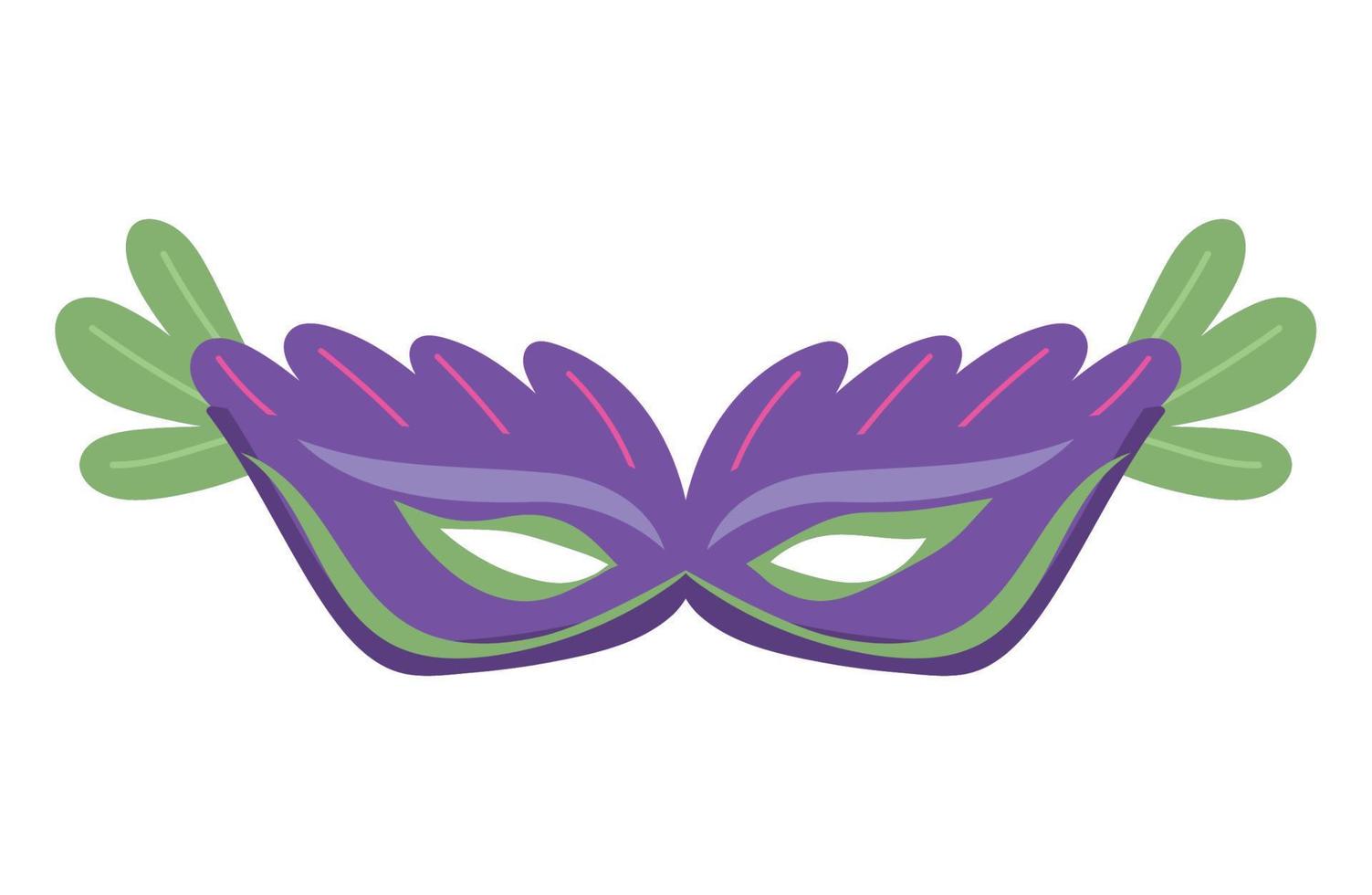 mardi gras mask design vector