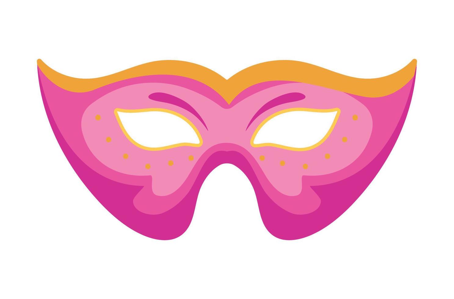 mardi gras mask isolated vector