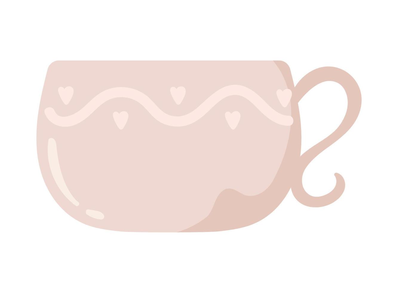 icono de taza de té vector
