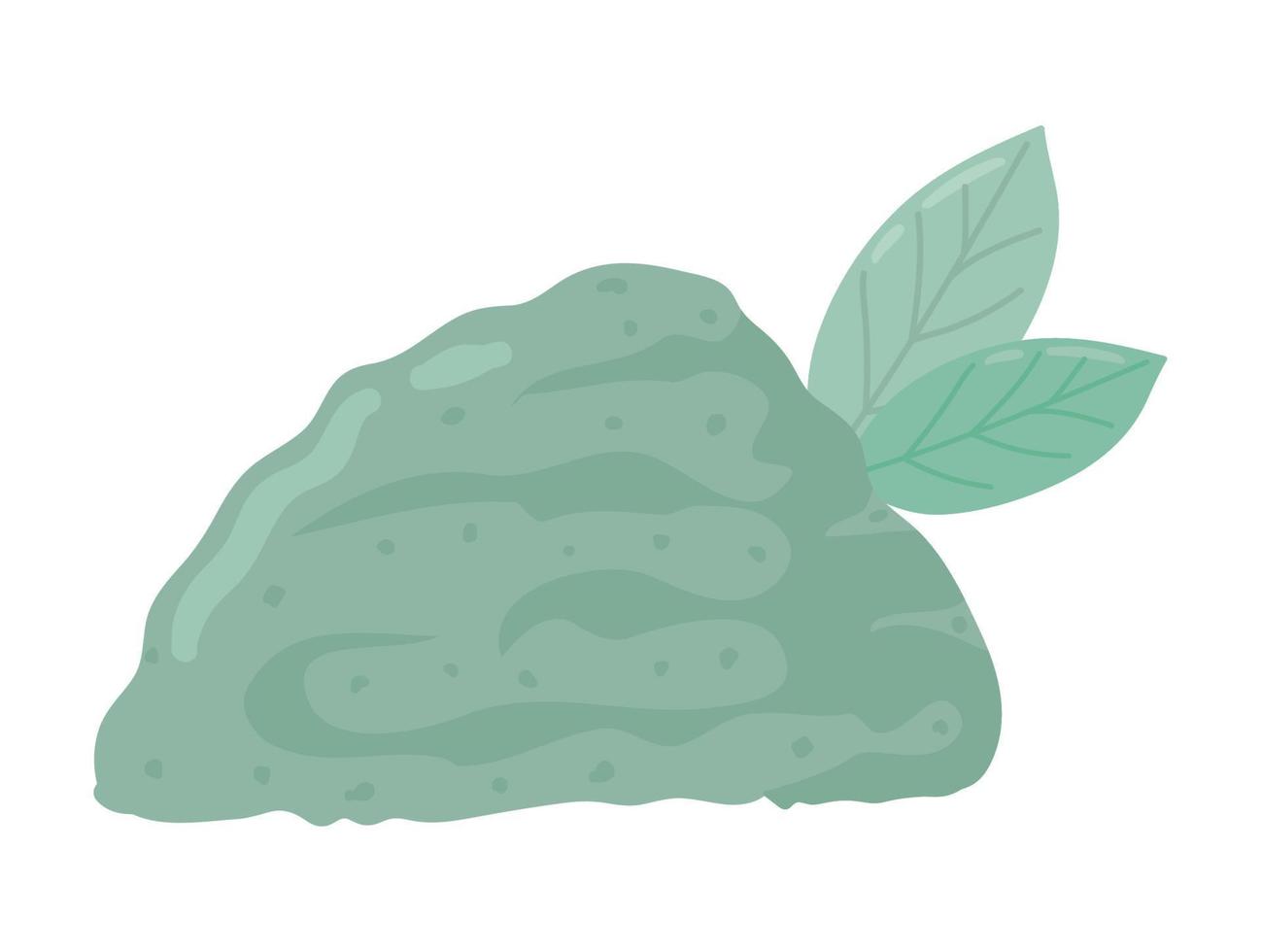 green tea powder icon vector