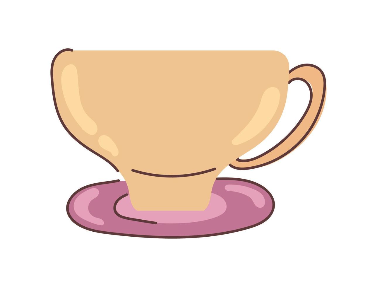 coffee cup icon vector