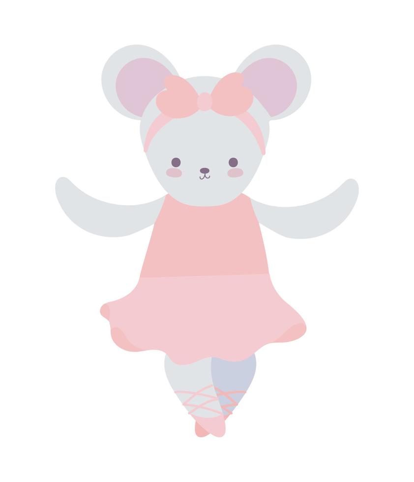 ballet dancer mouse vector