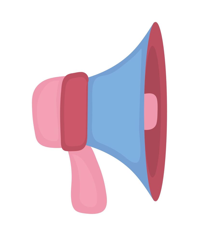 megaphone equipment icon vector