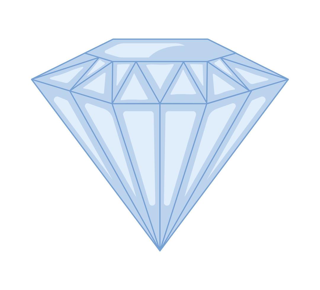 diamond gemstone icon vector