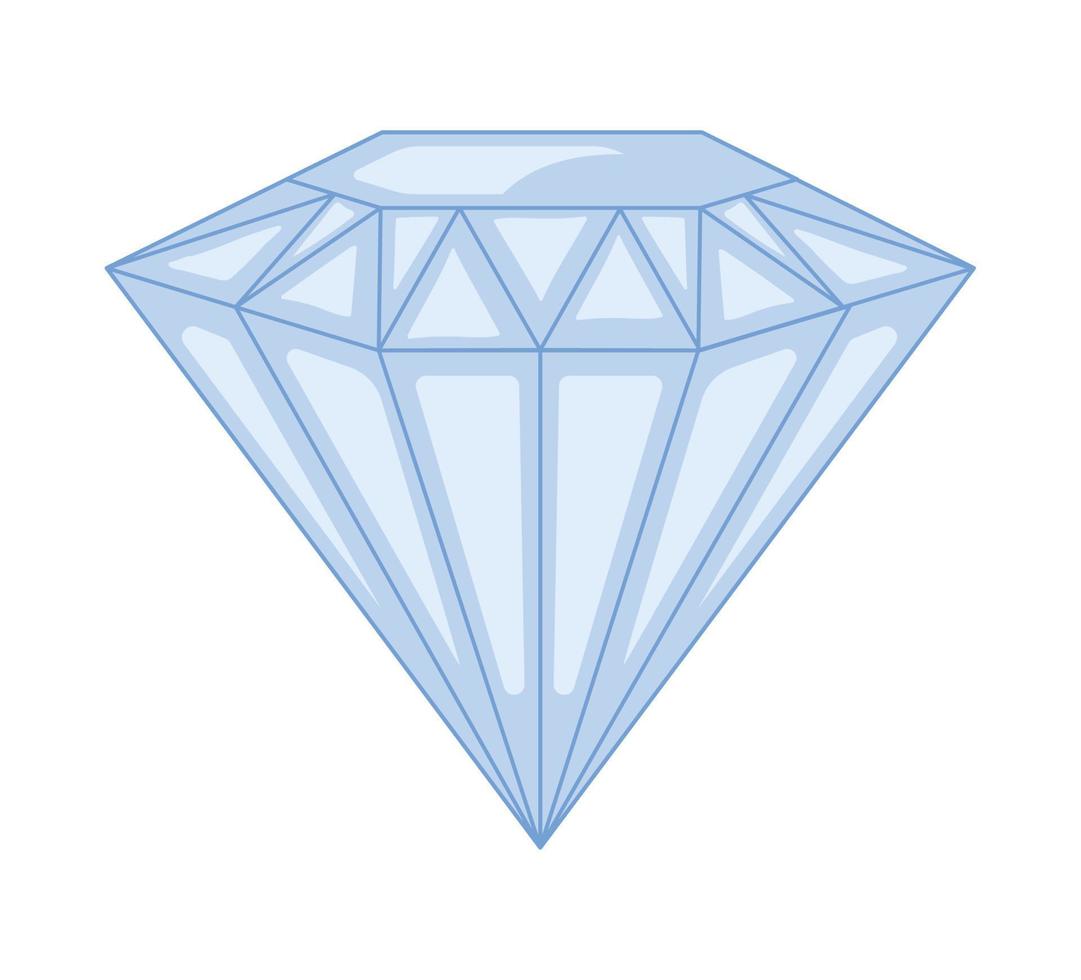 icono de piedras preciosas de diamantes vector