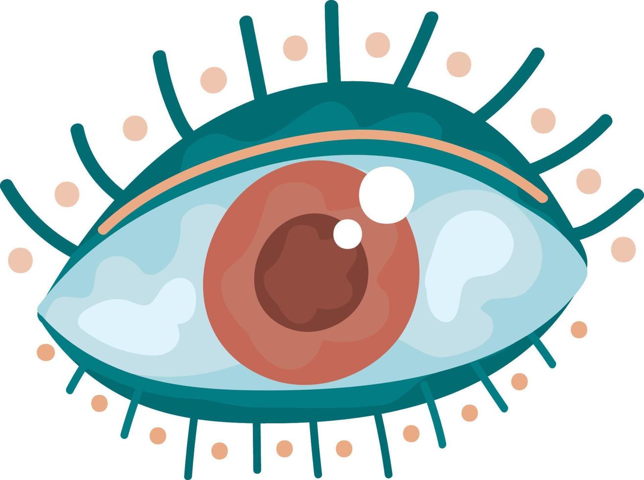eye boho wild and free vector
