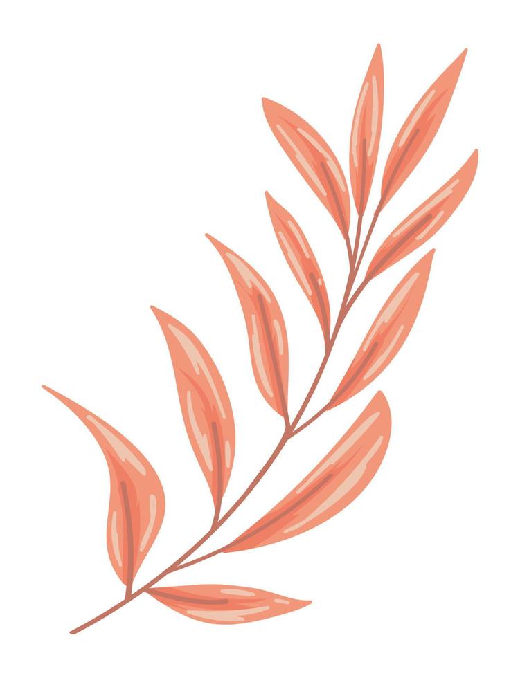 foliage boho wild and free vector