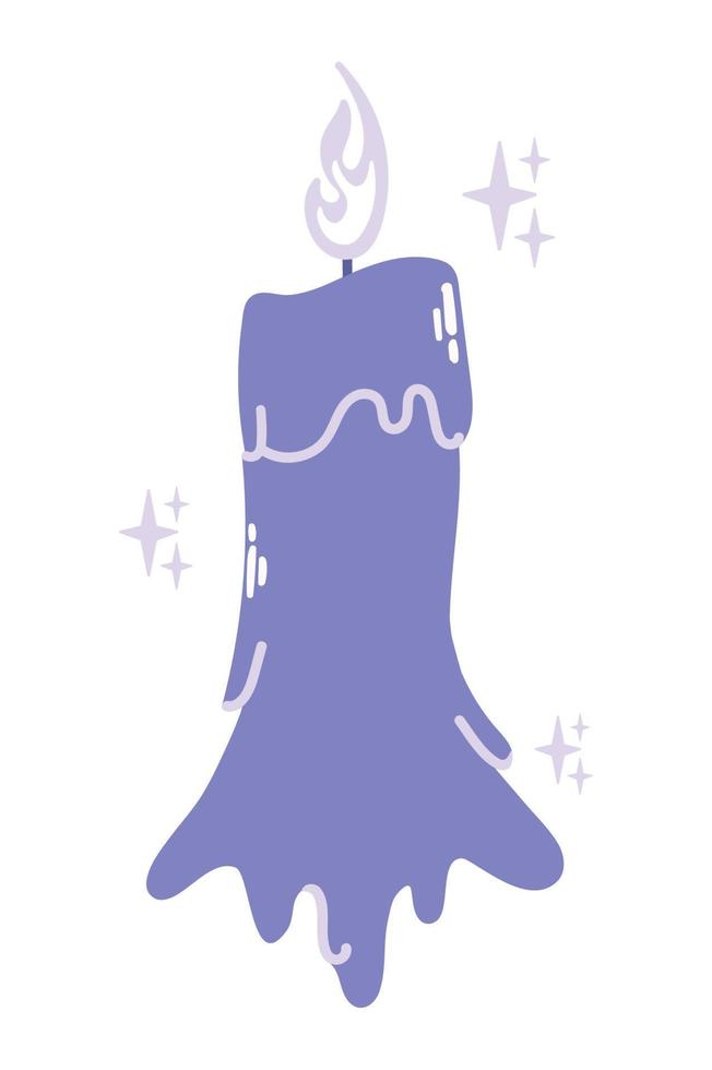 purple candle esoteric 16755679 Vector Art at Vecteezy