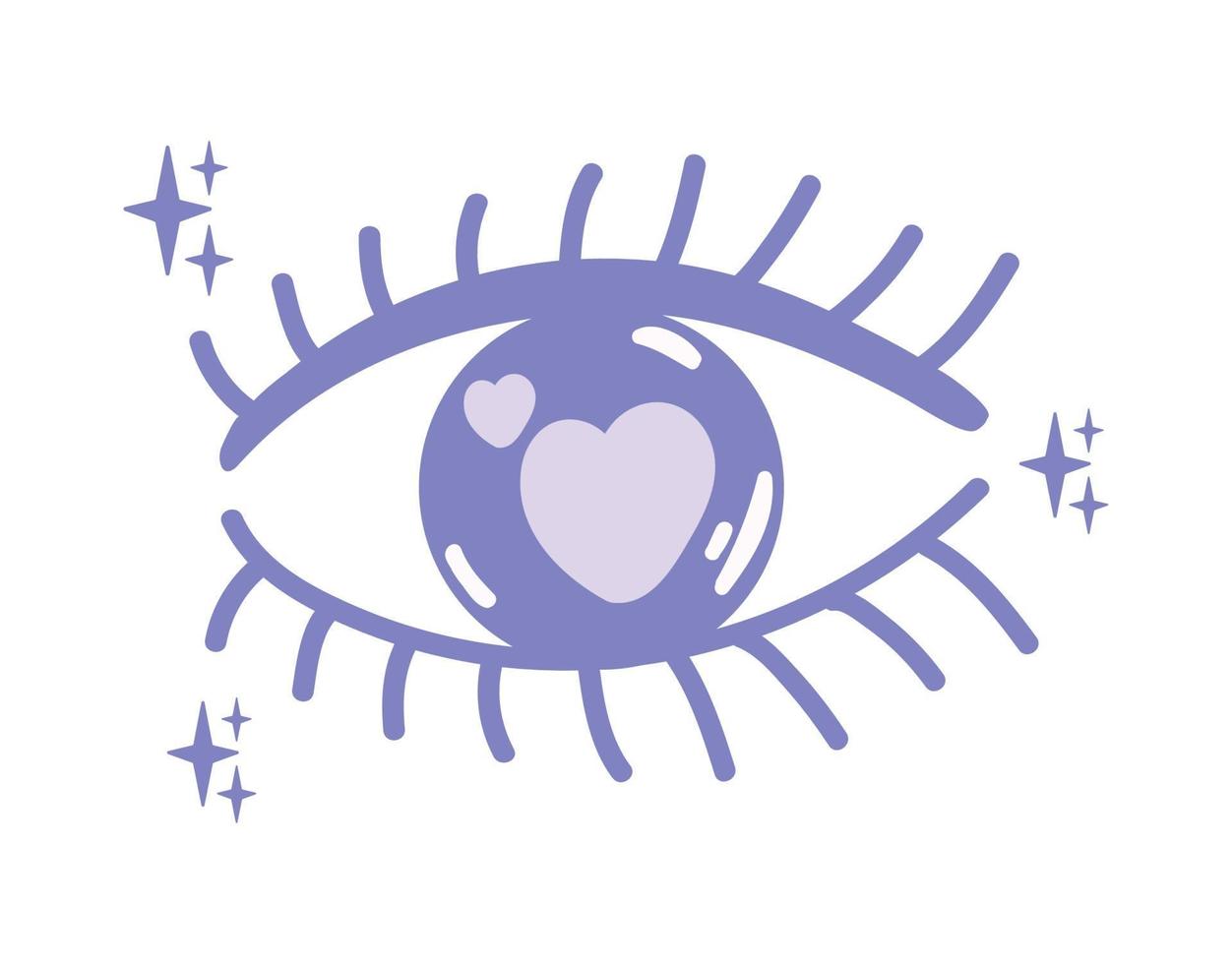 eyeball esoteric icon vector