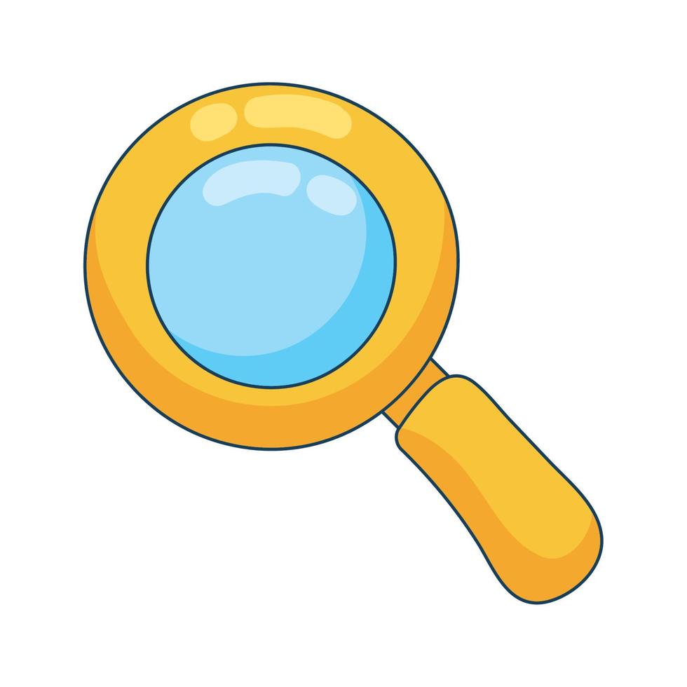 magnifying glass icon vector