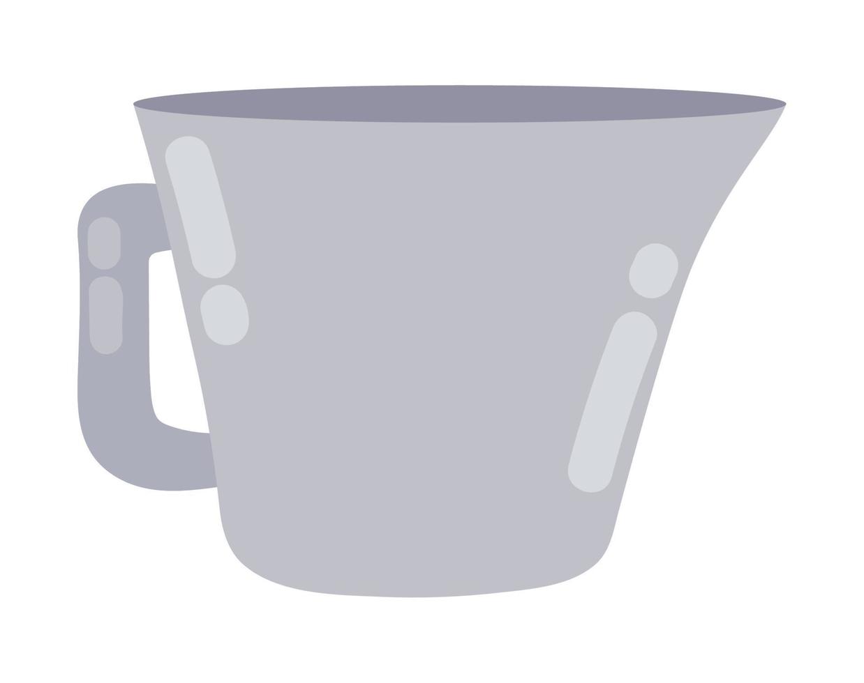 icono de taza de medir vector