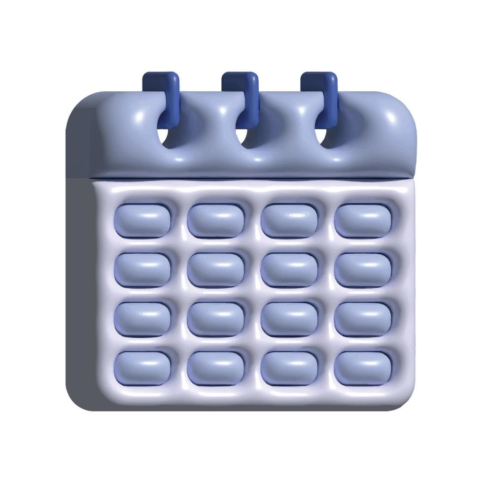 calendar reminder icon vector
