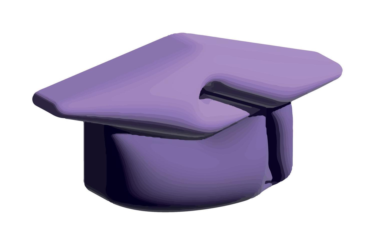 graduation cap icon vector